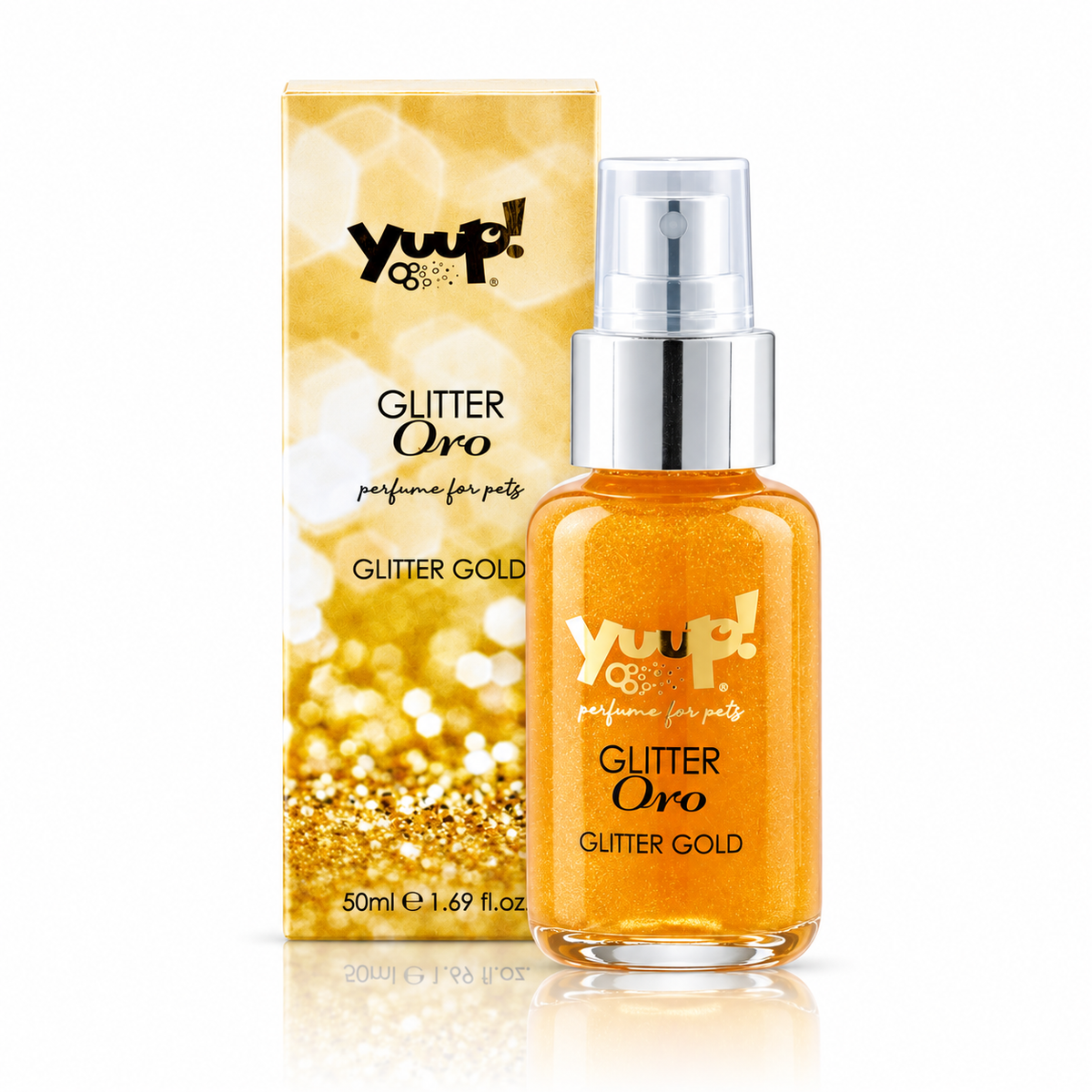Yuup! Glitter Gold – Hondenparfum met Gouden Glitters | 50 ml