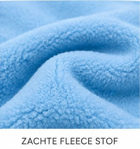Fleece HondenTrui Blauw & Grijs – Met D-Ring