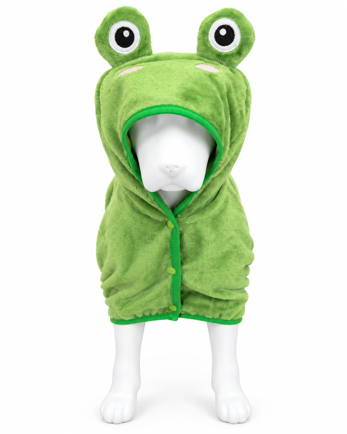 Hondenbadjas kikker – groen