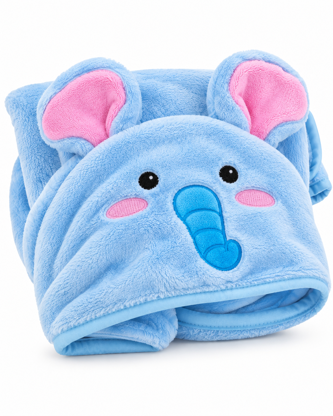 Hondenbadjas olifant – blauw