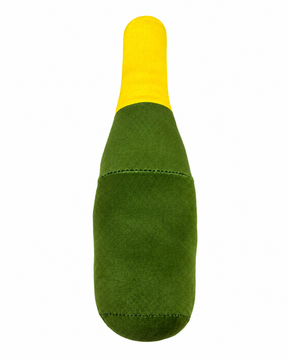 Hondenspeeltje Champagnefles met piep