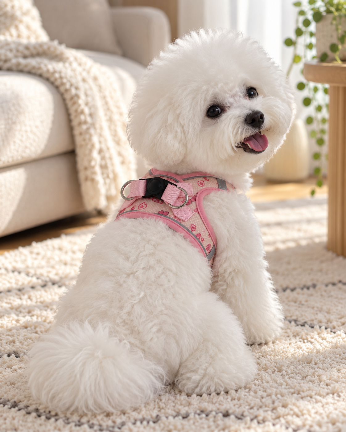 Hondentuigje Sweet Bow – Roze met Strikjesprint