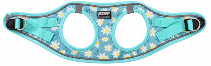 Hondentuigje – Turquoise met Bloemenprint