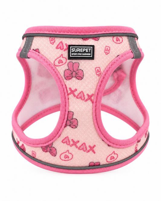 Hondentuigje Sweet Bow – Roze met Strikjesprint